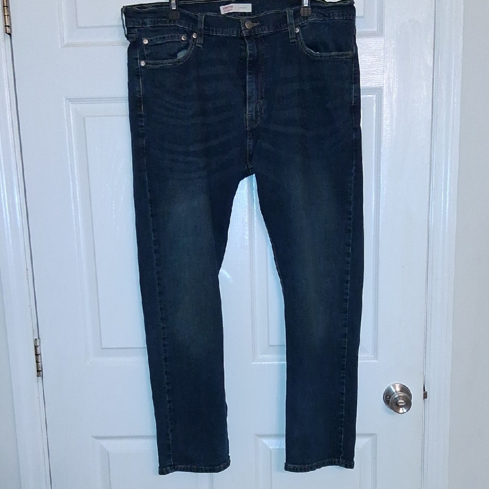 Signature by Levi Strauss Dark Blue Straight Jeans